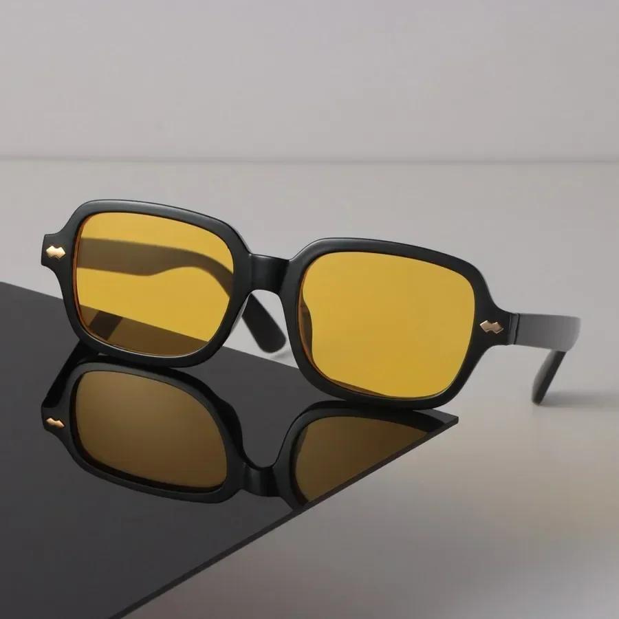 Fashion Women Sunglasses Men Square Vintage Big Frame Sun Glasses Stylish Mirror Black Retro Oculos