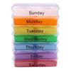 7 Days Weekly Travel Medicine Pill Box Dispenser Organizer Storage Tablet Holder