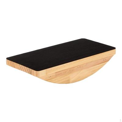 Wood Balance Board Rocking Versatile Equipment, Non Slip Portable Training Core