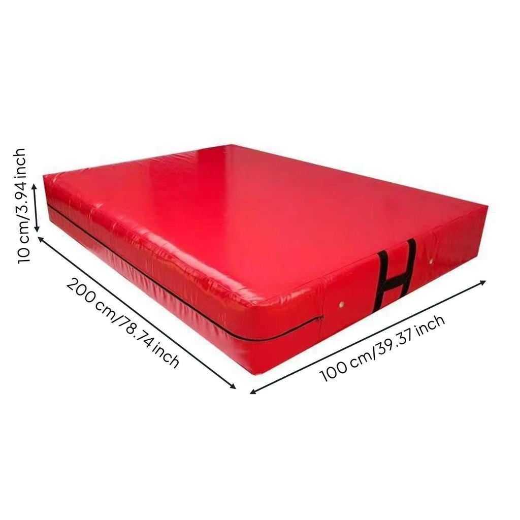 Folding Exercise Mat with Handles Portable Foldable Gymnastics Padded for