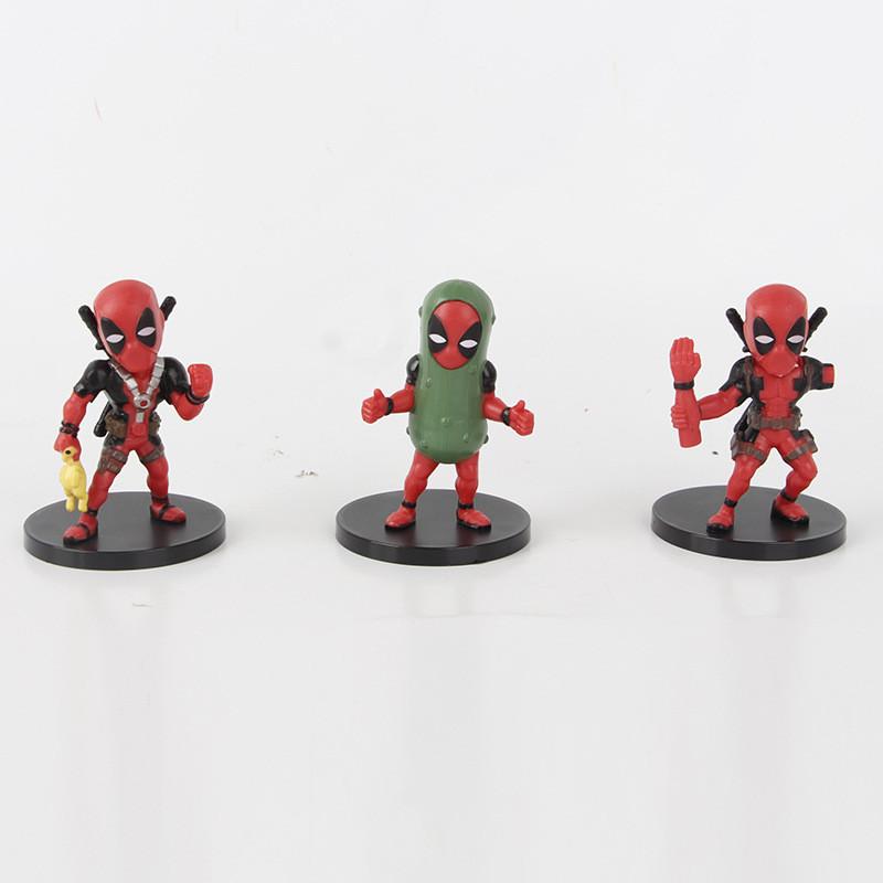 Deadpool Cute Blind Box Figures Collection Eight Pvc Designs For Enthusiasts