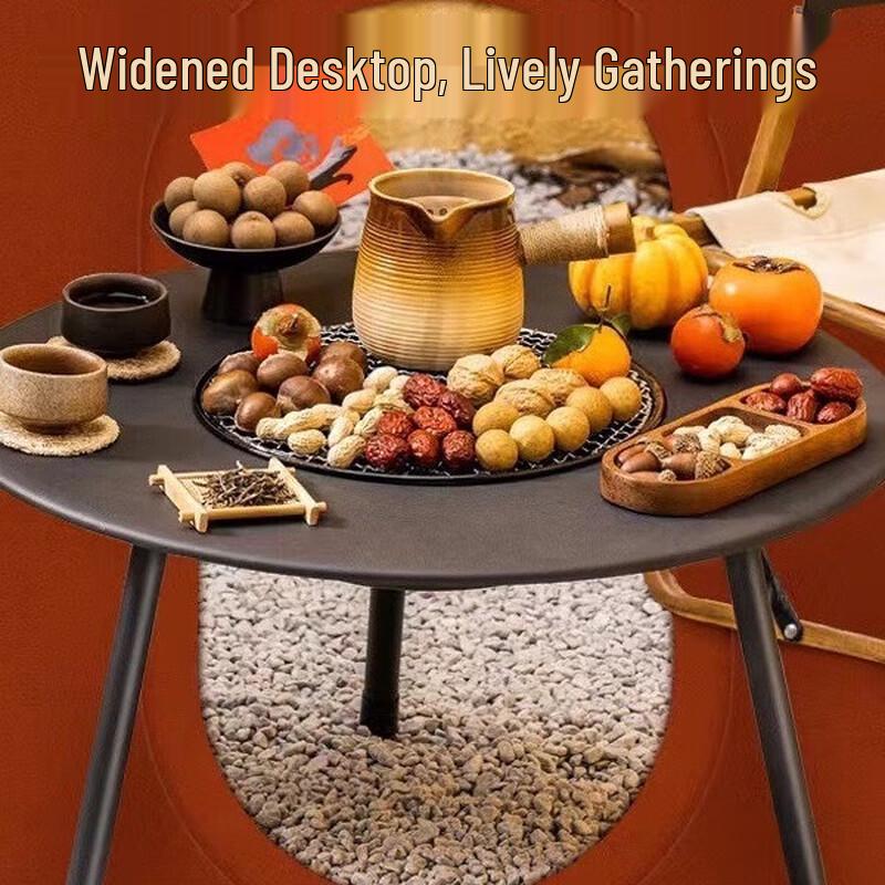 Portable Outdoor Folding Charcoal BBQ Table