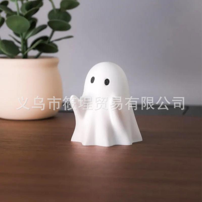 Cute ghost pen holder home study office desktop multifunctional funny pen holder decoration ornament