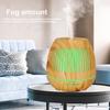 500ml Wood Grain Aromatherapy Diffuser & USB Humidifier - Large Capacity, Retro Design