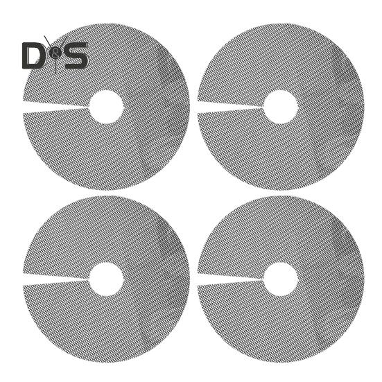 

4 шт. Защитная решетка для цветочного горшка, защита от рытья почвы кошкой, защитный чехол для цветочного горшка с кольями, режущая решетка для цветочного горшка для помещений и улицы 30cm