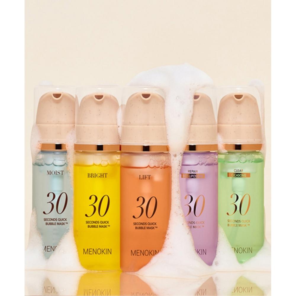 Menokin 30 Second Quick Bubble Mask 5 Piece Set  95ml X 5 