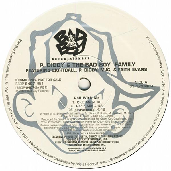 

12inch Record P. DIDDY & THE BAD BOY FAMILY - Roll With Me / Lonely BBDP9407RE1 Bad Boy Enterta 2001 US Rap & Hip-Hop/R&B Used