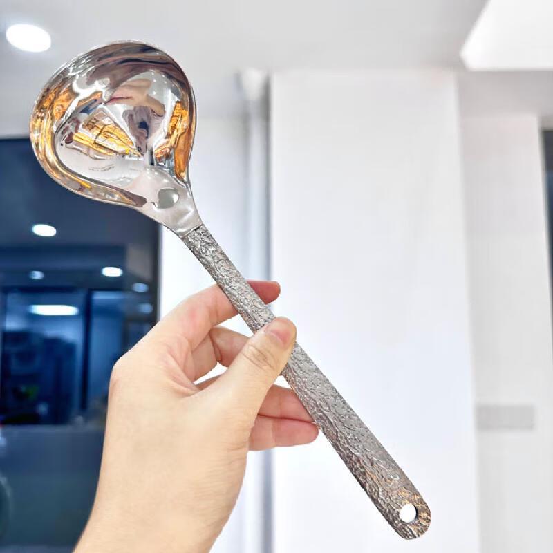 

IBOER 304 Stainless Steel Hammered Kitchen Utensils 2-Pack