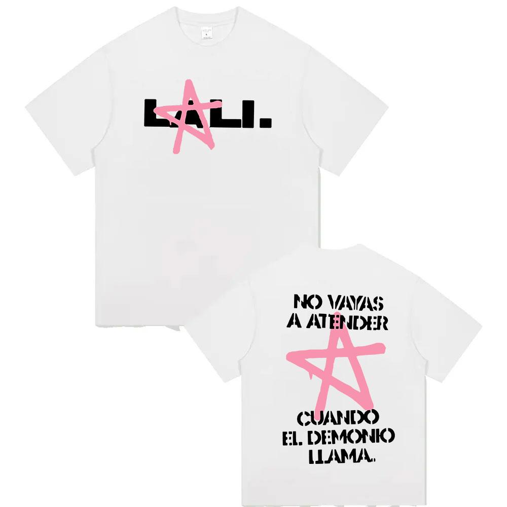 Lali Esposito Tour 2025 Summer Pink Graphic 100pure Cotton Printed Tshirt Men Women Clothing Aesthetic Fashion Retro Oversized