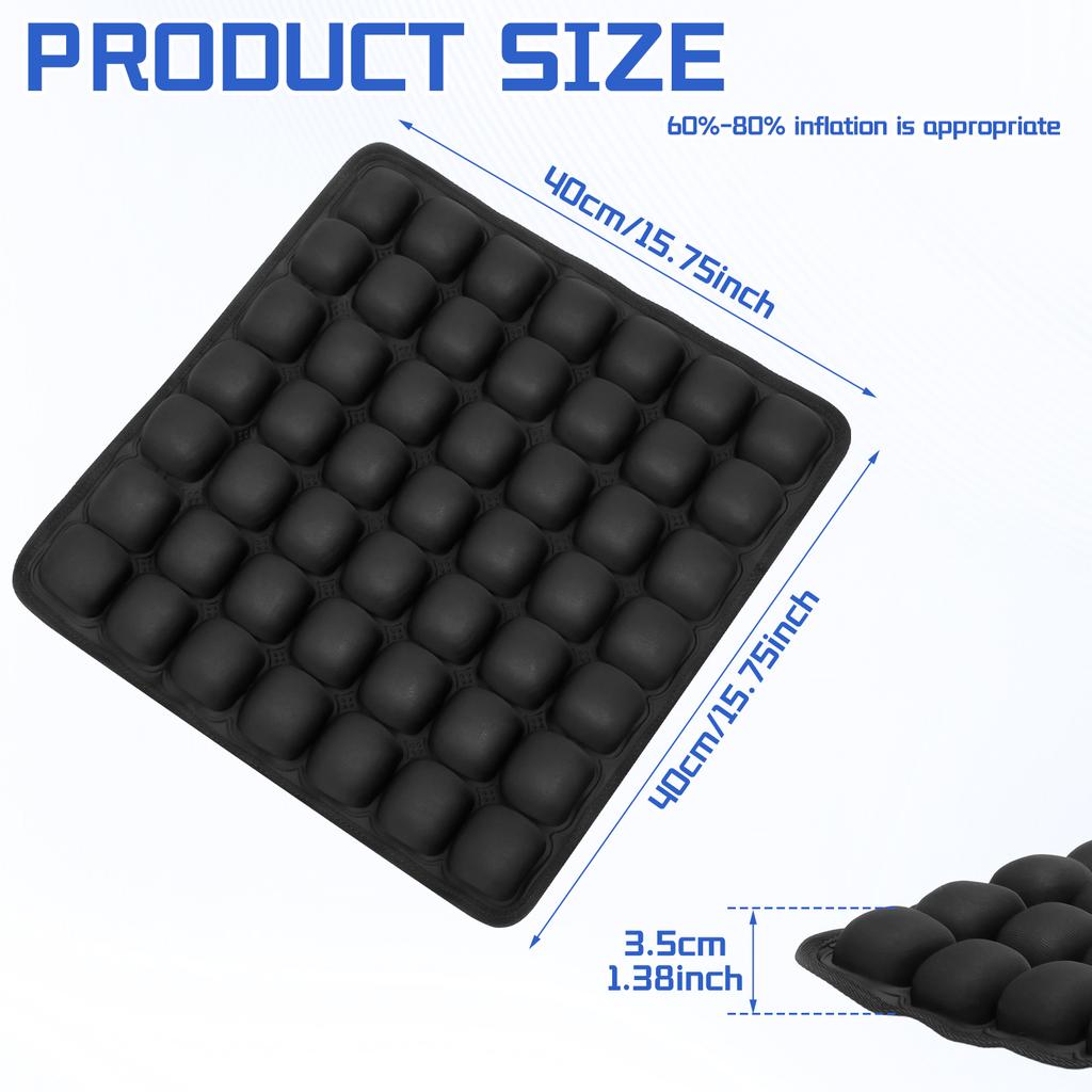 3D Inflatable Seat Cushion Leak Proof Adjustable Office Chair Car Seat Cushion Soft Comfortable Anti Slip Wheelchair Air Cushion