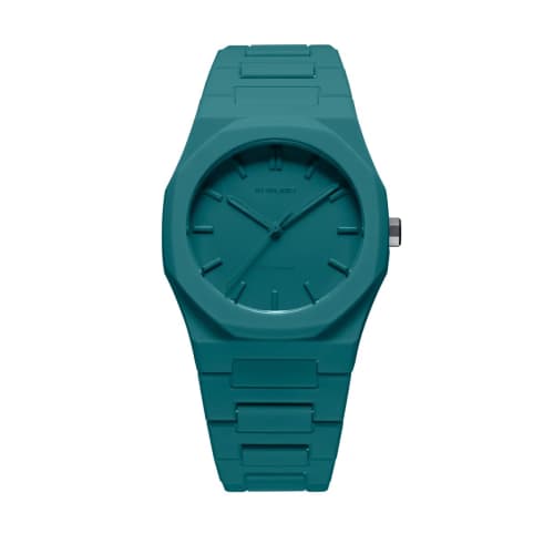 D1 MILANO D1 Milano Unisex Watch PCBU02 Polycarbonate Teal 37mm Authentic