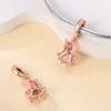 Original Copper Charms Luxury Rose Gold Dreamy Horse Pendant Beads Fit Bracelet Diy Women Making Delicate Gift