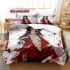 Hololive Vox Akuma Bedding Set Duvet Cover Sheet Printed Bed Set Pillowcase Bed Full Queen King Size Comforter Bedroom