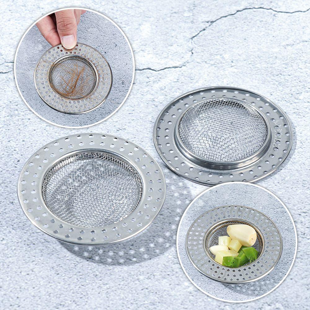Upgrade Kitchen Sewer Floor Drain Hair Clean Up Waste Catcher Sink Strainer Drain Filter Mesh Trap