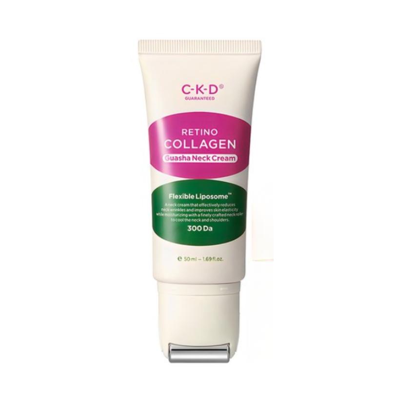 CKD Retino Collagen Gua Sha Neck Cream 50ml Wrinkle Care & Firming Massage