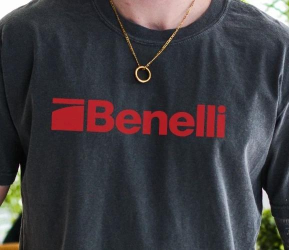 Benelli Logo T-Shirt 2nd Amendment Pro Guns Firearms Premium Comfort Colors Tee 4XL