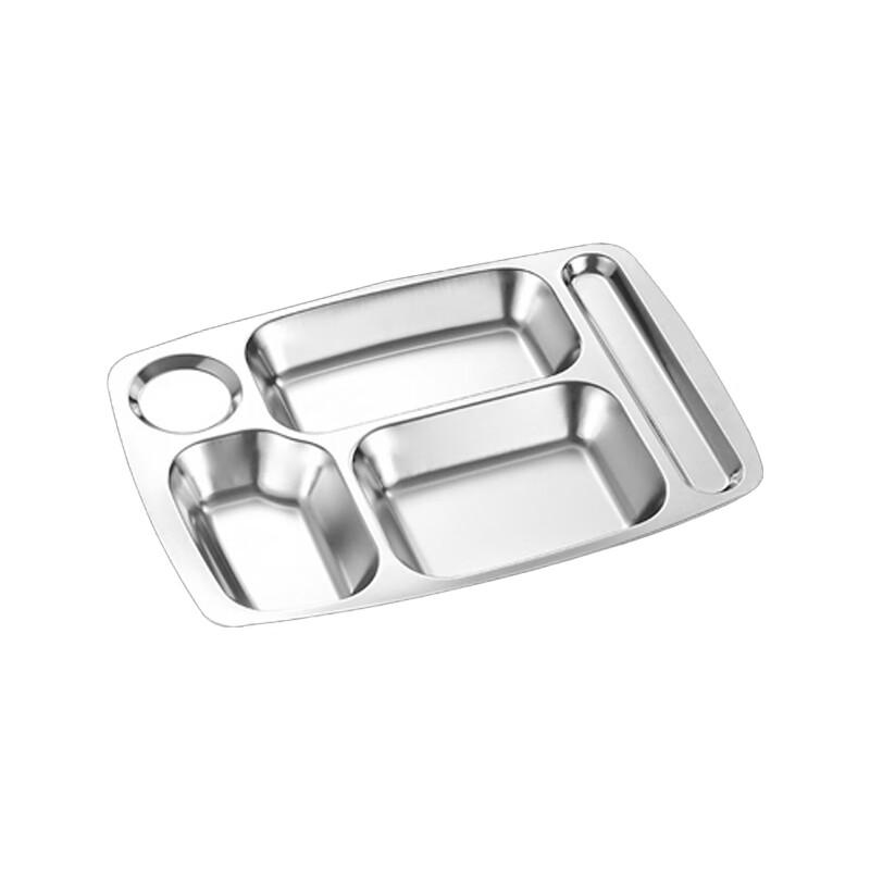 Xingshuntong 304 Stainless Steel Divided Canteen Meal Tray