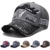 Hat Men's Women's Retro Baseball Cap Washed Denim Old Cap Spring and Autumn Casual Visor Trendy Man