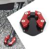 Universal Motorcycle Kickstand Extender - Anti-Slip Side Stand Extension Pad with Enlarged Base, Scooter Bike Support Plate