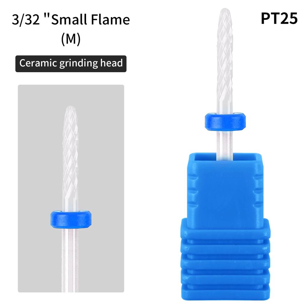 25 Types Ceramic Milling Cutter Nail Drill Bit Electric Manicure Pedicure Mill Bits Machine Files Nail Art Tools Equipment