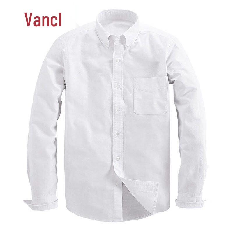 VANCL Men's Oxford Cotton Button-Down Long Sleeve Shirt