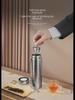 High-End Pure Titanium Thermos Cup - Large Capacity Tea & Water Separator for Business Gifts