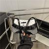 Cute Lace Bow Splicing Armpit Bag, New Girl Travel Polka Dot Single Shoulder Oblique Span Bag
