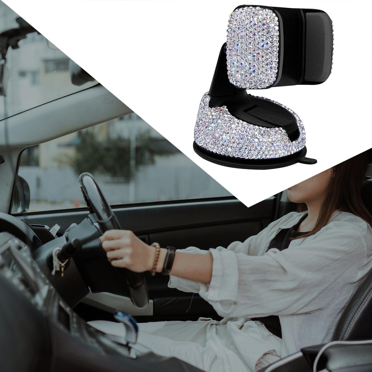 

BBy Стойка для мобильного телефона Алмазная инкрустация Автомобильный навигационный кронштейн Воздуховыпускное отверстие Два в одном Креативная поддержка мобильного телефона