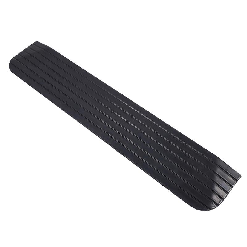 Rubber Threshold Ramp Striped Non-slip Surface 2200lbs/1000kg Load Capacity Ramp For Wheelchair