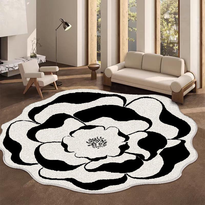 

Роскошные ретро ковры для гостиной, нестандартной формы, декор спальни, мягкий ковер, современный ковер, утолщенный противоскользящий коврик diameter 160cm