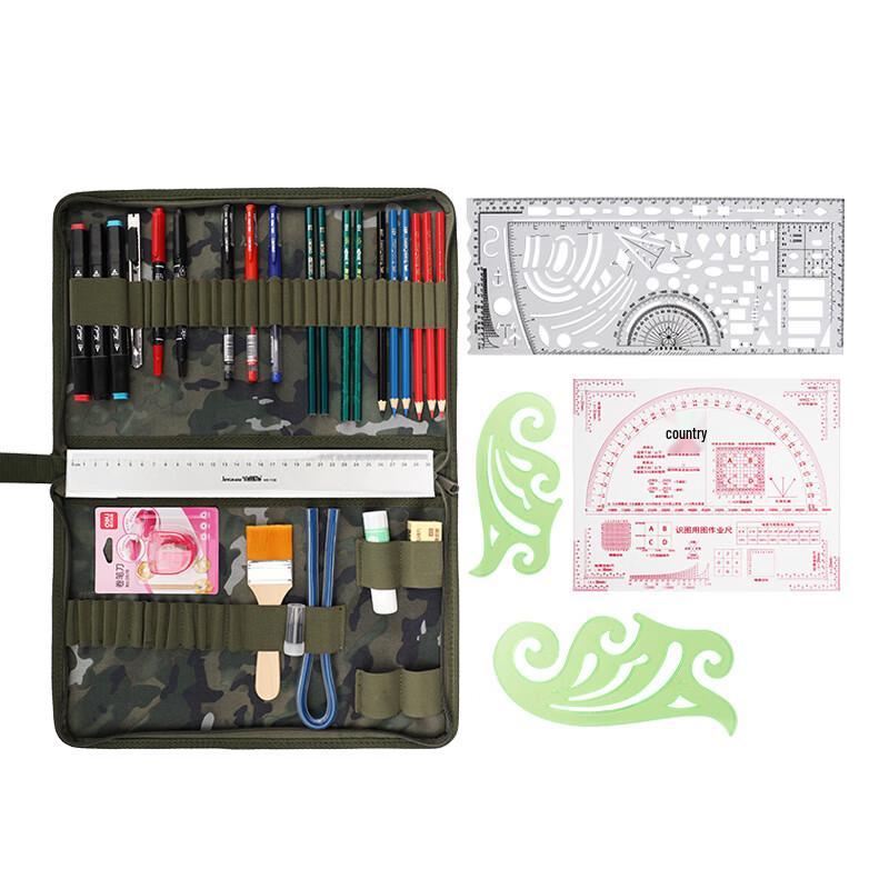 Tactical Topography Drafting and Command Ruler Set
