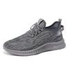 Fashion Men's Sports Shoes 2024 Autumn New Soft Soled Round Toe Men Shoes Lightweight Breathable Mesh Lace Up White Shoes Male Sneakers