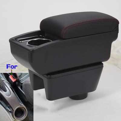 For Seat Ibiza Armrest Box For Seat Ibiza 6j Ibiza 6L Car Armrest Auto Storage Box Retrofit Parts Interior Car Accessories