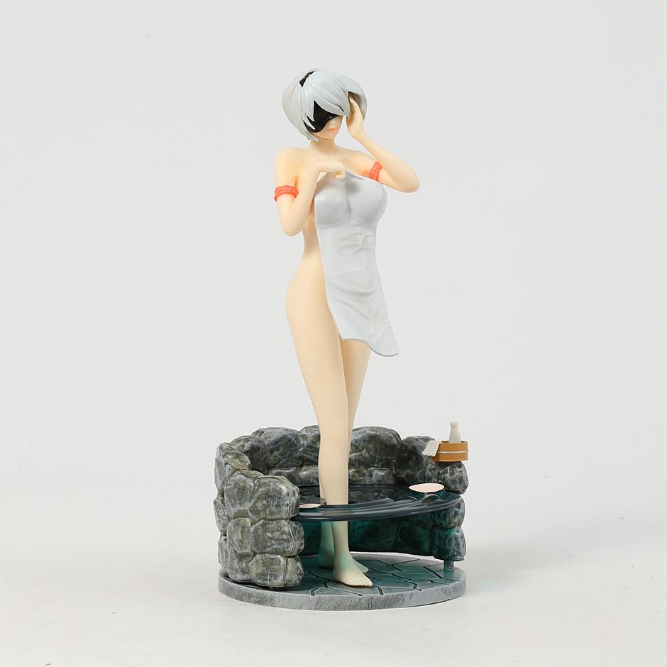 NieR Automata 2B YoRHa No.2 Anime Girl PVC Action Figure Toy Statue Adult Collection Model Doll Gift