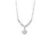 Elegant Zircon Necklace For Women Single Diamond Pendant Choker Minimalist Luxury Fashion Necklace