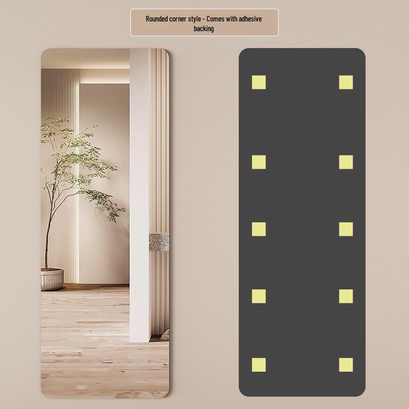 Self-Adhesive Full Body Acrylic Wall Mirror Sticker - High-Definition Dressing Mirror