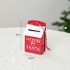 New Iron Christmas Mailbox Mini Metal Iron Pendant Portable Christmas Tree Decoration