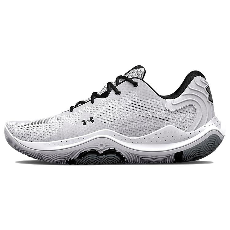 Under Armour Spawn 4  White Metallic Silver  Men s 3024971-102 EU 45.5