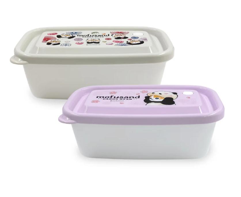 Mofusand Svačinový box 2dílná sada ( Panda Nyan ) Japonsko NOVÝ