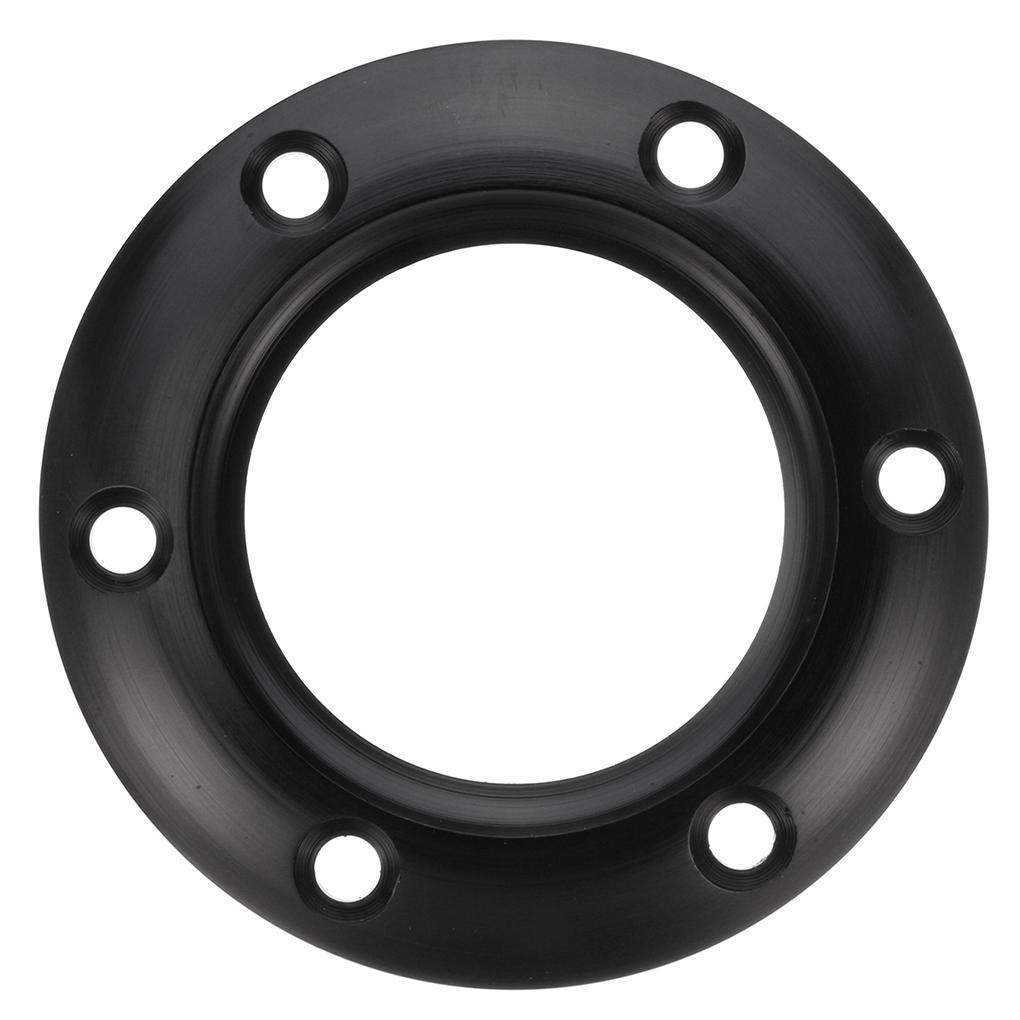 Racing Car 6 Bolts Steering Wheel Horn Button Black Center Ring Replacement for MOMO/NRG