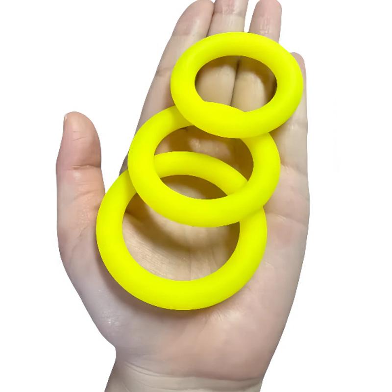 3pcs Silicone Cock Ring Penis Bondage Chastity Cage Ball Stretcher Sex Toys for Men Penis Ring Delay Ejaculation Sex Shop
