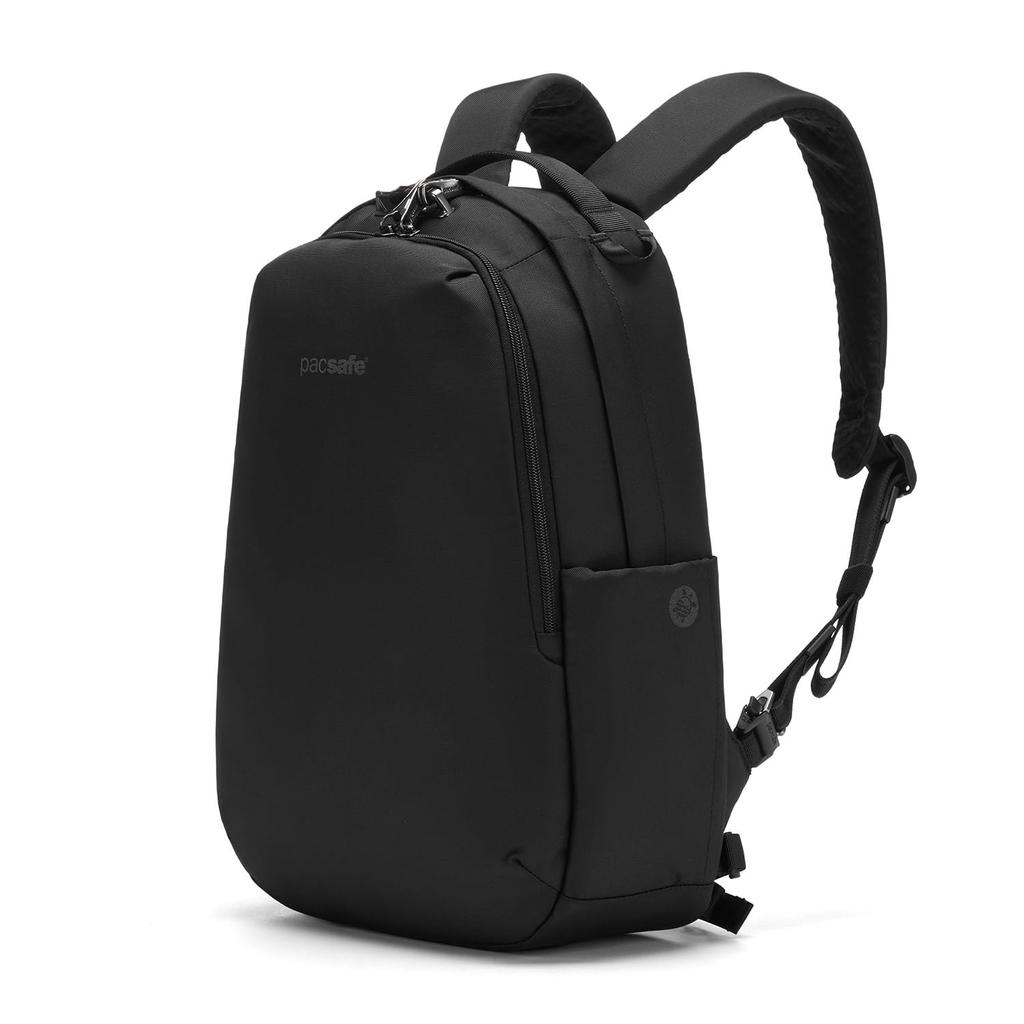 Pacsafe V 16l All-Round Backpack, Jet Black, 16 Liters, Pacsafe V 16l All-Round Backpack