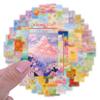 120 Sheets 3D Oil Painting Graffiti Stickers for DIY Journal, Desk, Skateboard, and Guitar Decoration