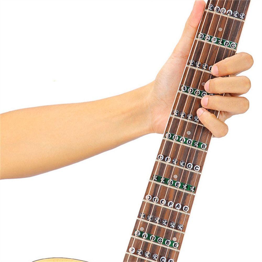 Guitar Beginner Fretboard Sticker Guitar Chord Stickers Guitar Note Sticker Guitar Scales Stickers