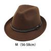 Fedora Hat Jazz Cap Cosplay Panama Widebrim for Fancy Dress Cocktail Party Outdoor