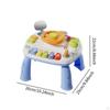2 In 1 Musical Toy Activity Table Center, Preschool Sensory Toys for Kids Ages 3-6