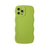 Solid Color Big Wave Suitable for Apple 11 Mobile Phone Case Iphone11 Solid Color 11 Couple 11Pro Anti-drop 11 Soft Case