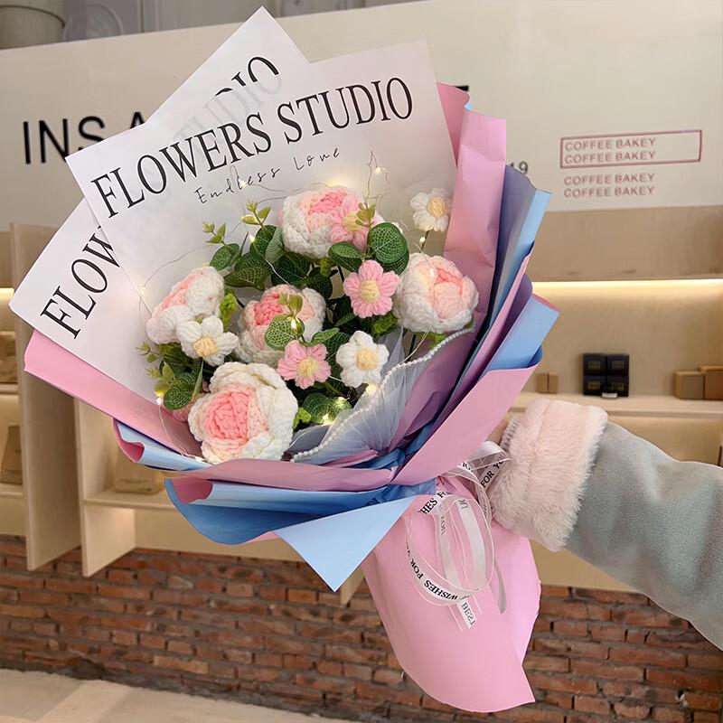 Подарок: Роза ручной работы из крючка OJW