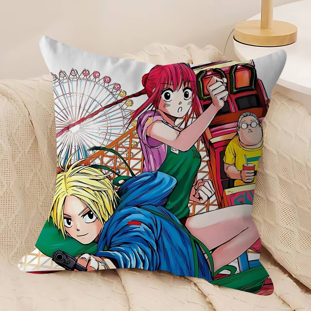 

Anime S-Sakamoto-Days Cushion Cover Pillow Cover Decor Pillowcase Printed Cushion Case For Couch 12x12Inch