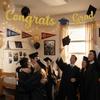 Glitter Decor Graduation Party Banner Reusable Garland Glittery Gold Garland Decorative Handmade Party Scene Prop